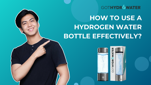 How To Use A Hydrogen Water Bottle Effectively?