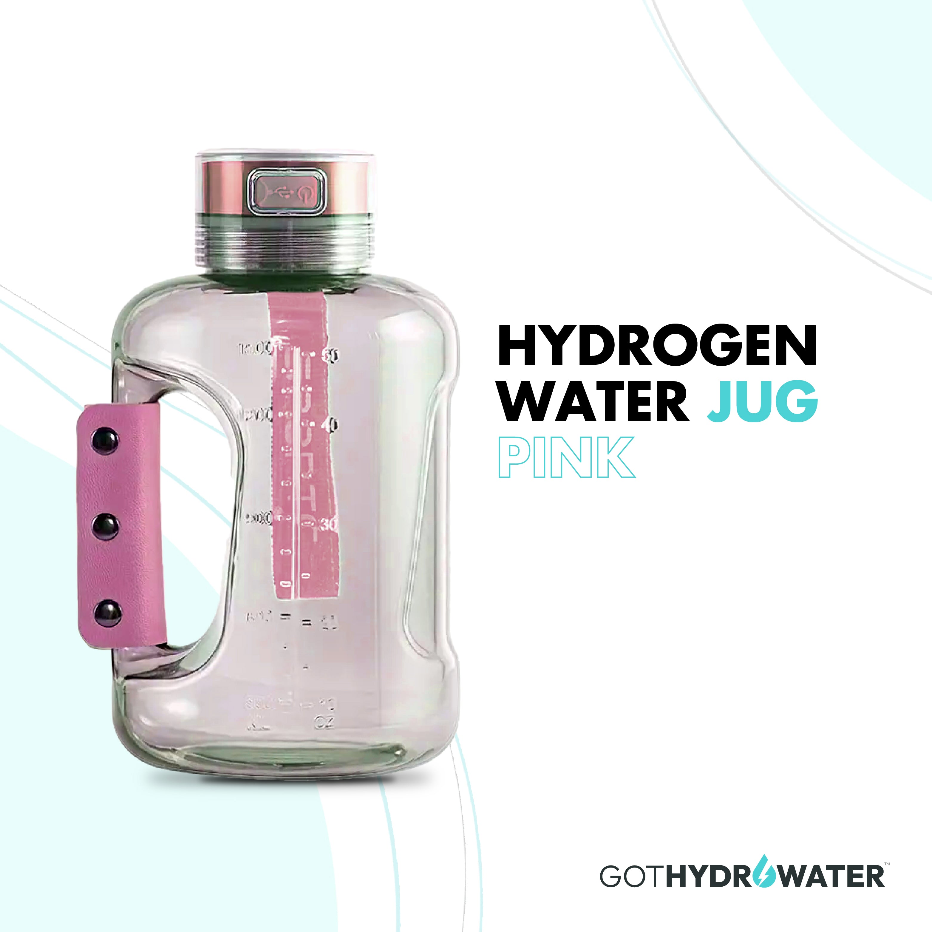 GCoop Self Hydrogen online Generating Water bottle Pink