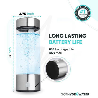 GotHydroWater™ Hydrogen Water Bottle